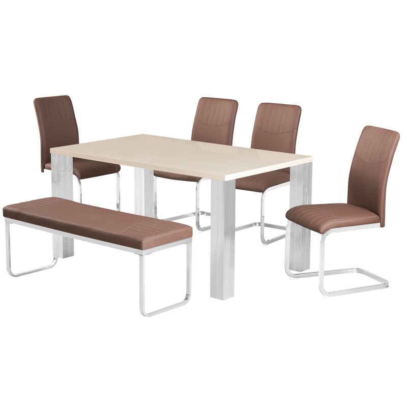 Klop DONIL (rjava, Umetno usnje, 100x40x45) Klop DONIL (rjava, Umetno usnje, 100x40x45)