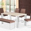 Klop DONIL (rjava, Umetno usnje, 100x40x45) Klop DONIL (rjava, Umetno usnje, 100x40x45)