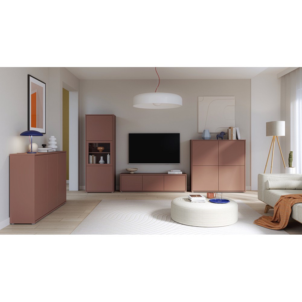 Komoda ALICE SPRINGS  321 (terakota, 124,5x35x121,5)