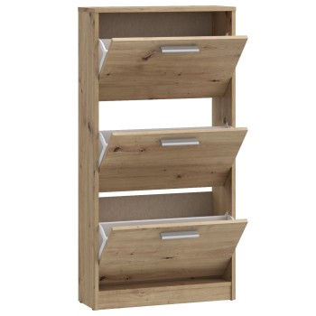 Omara za čevlje NET402312 (hrast, 58x20,5x115,5)