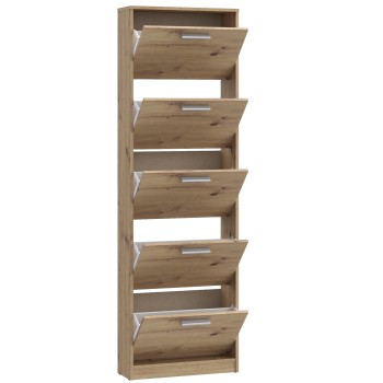 Omara za čevlje NET402712 (hrast, 58x20,5x186)