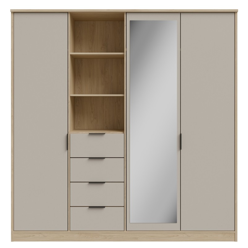 Garderobna omara FORTASTA (207,5 cm) (bež, 207,5x53x213) Garderobna omara FORTASTA (207,5 cm) (bež, 207,5x53x213)