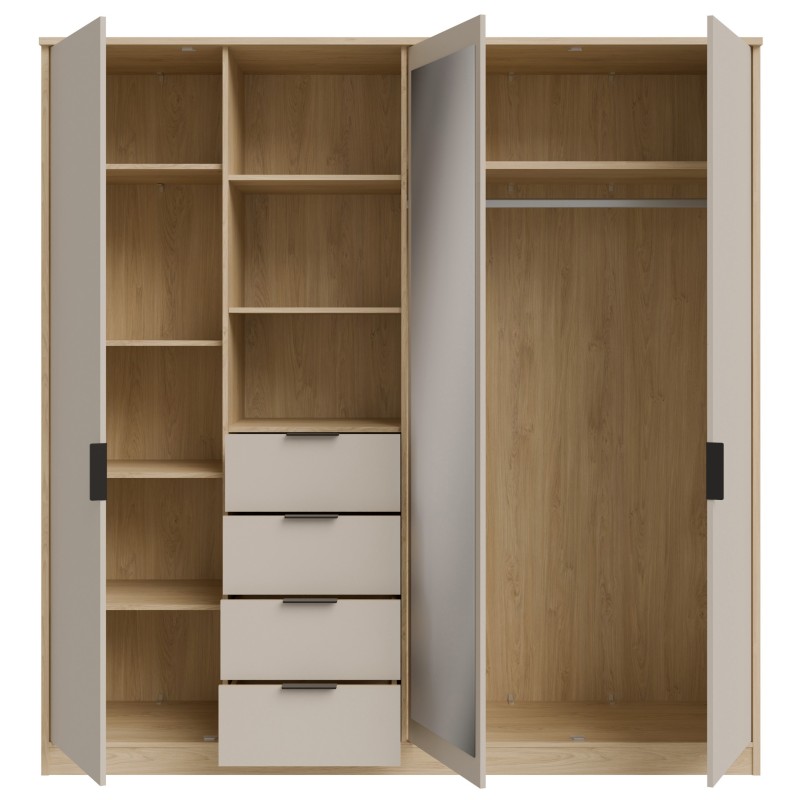 Garderobna omara FORTASTA (207,5 cm) (bež, 207,5x53x213) Garderobna omara FORTASTA (207,5 cm) (bež, 207,5x53x213)