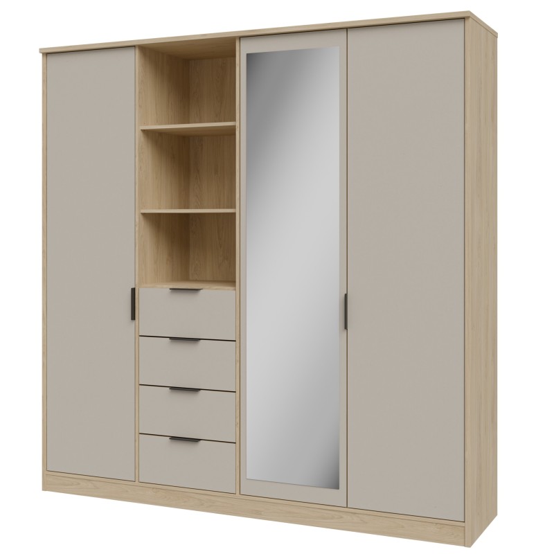 Garderobna omara FORTASTA (207,5 cm) (bež, 207,5x53x213) Garderobna omara FORTASTA (207,5 cm) (bež, 207,5x53x213)