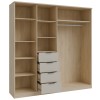 Garderobna omara FORTASTA (207,5 cm) (bež, 207,5x53x213) Garderobna omara FORTASTA (207,5 cm) (bež, 207,5x53x213)