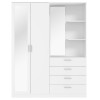 Garderobna omara DEWANIA (159 cm) (bela, 159x53x203,5) Garderobna omara DEWANIA (159 cm) (bela, 159x53x203,5)