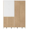 Garderobna omara DEWANIA (159 cm) (bela, 159x53x203,5) Garderobna omara DEWANIA (159 cm) (bela, 159x53x203,5)