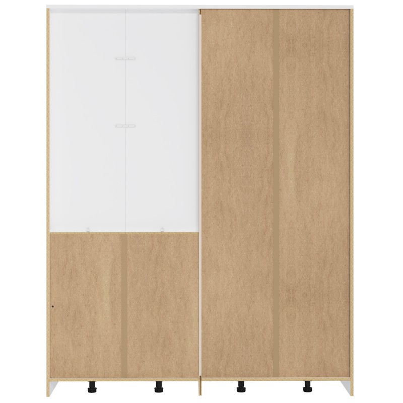 Garderobna omara DEWANIA (159 cm) (bela, 159x53x203,5) Garderobna omara DEWANIA (159 cm) (bela, 159x53x203,5)