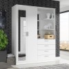 Garderobna omara DEWANIA (159 cm) (bela, 159x53x203,5) Garderobna omara DEWANIA (159 cm) (bela, 159x53x203,5)