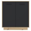 Komoda ANTUZA 221 (hrast + siva, 83x34x88)