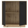 Komoda ANTUZA 221 (hrast + siva, 83x34x88)