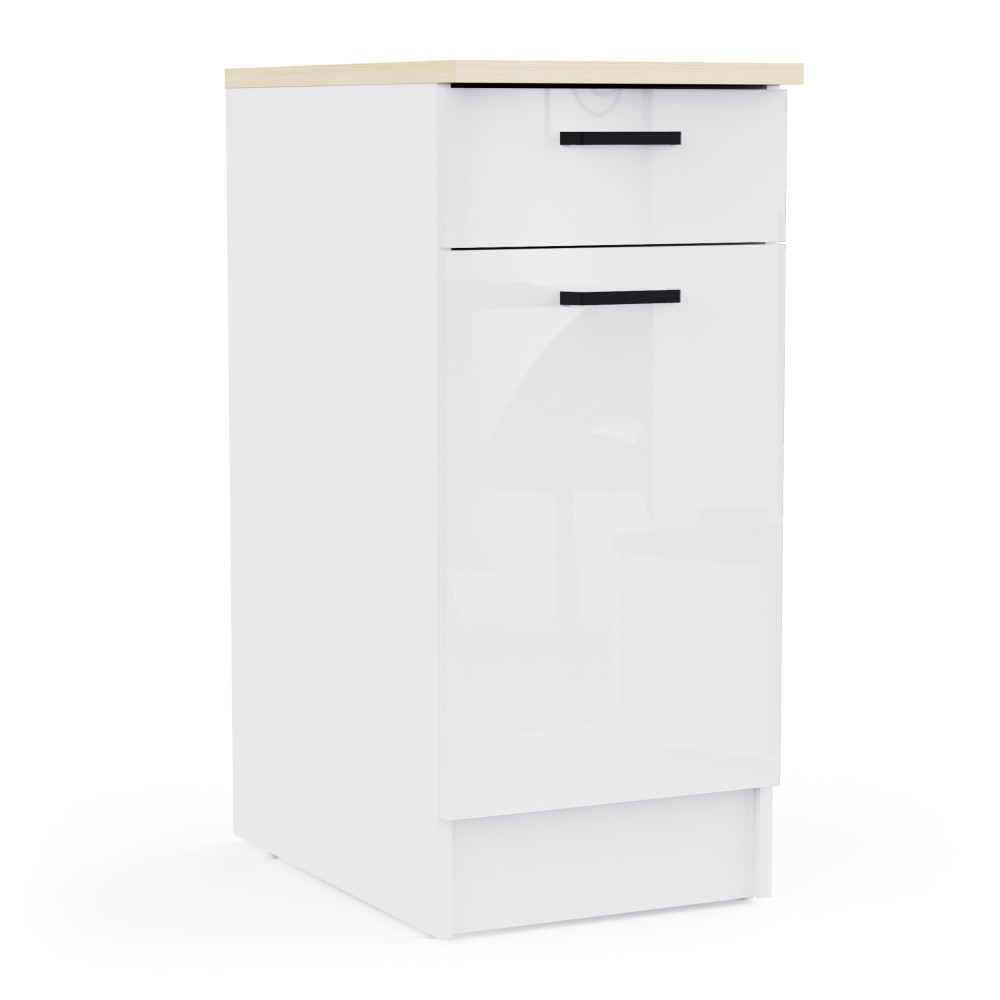 Kuhinjski element BIANCO 1 486962 (svetleč, 40x60x90, bela + bela visok sijaj) Kuhinjski element BIANCO 1 486962 (svetleč, 40x60x90, bela + bela visok sijaj)