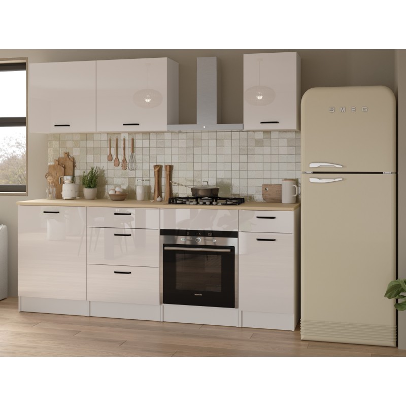 Kuhinjski element BIANCO 1 486962 (svetleč, 40x60x90, bela + bela visok sijaj) Kuhinjski element BIANCO 1 486962 (svetleč, 40x60x90, bela + bela visok sijaj)