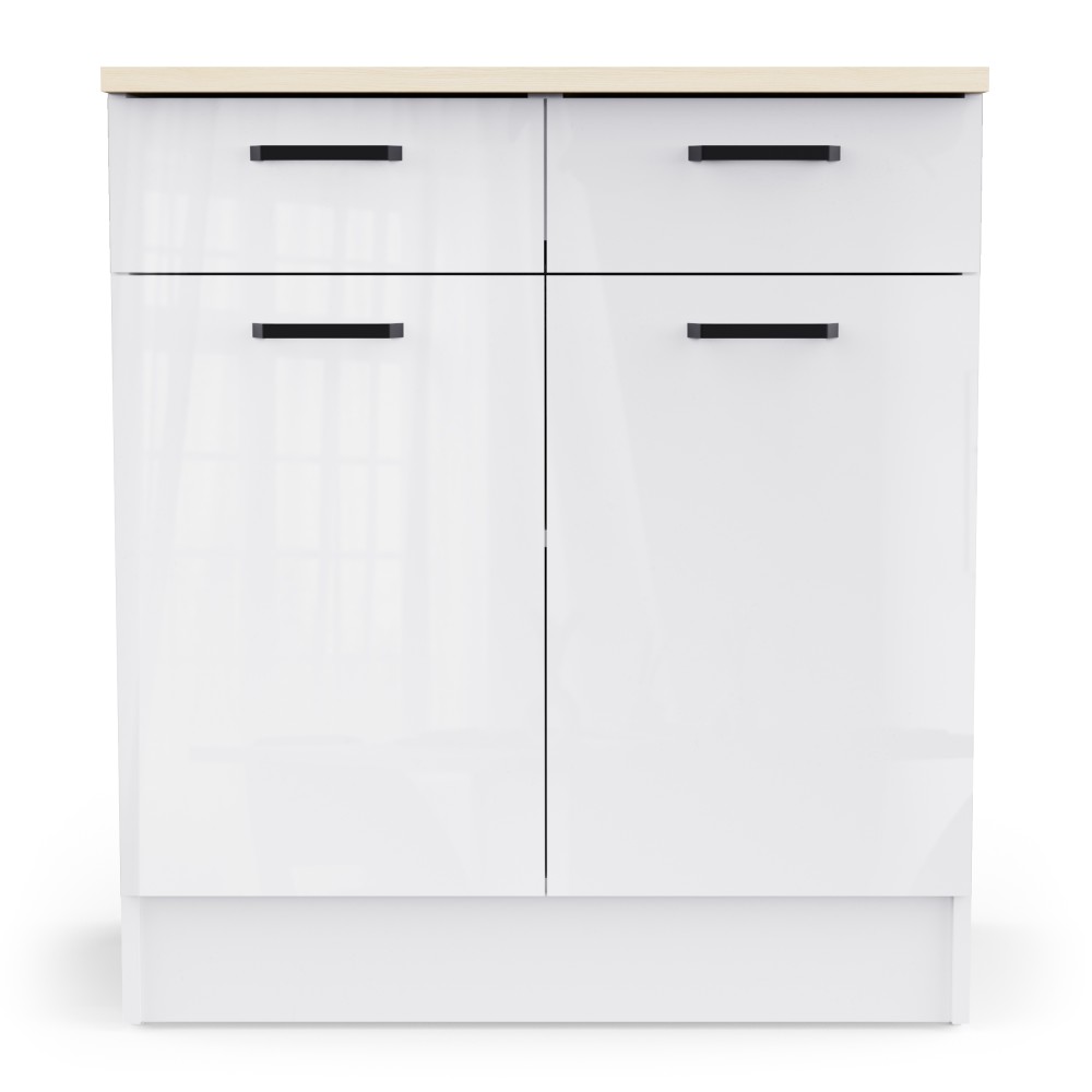 Kuhinjski element BIANCO 6 486967 (svetleč, bela + bela visok sijaj, 80x60x90) Kuhinjski element BIANCO 6 486967 (svetleč, bela + bela visok sijaj, 80x60x90)