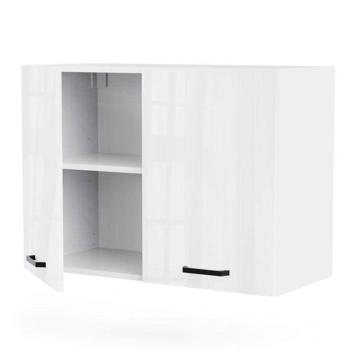 Kuhinjski element BIANCO 9 486970 (svetleč, bela + bela visok sijaj, 80x36x58)