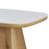 Klubska miza BODEN (bela + rjava, 80x80x40, mat) Klubska miza BODEN (bela + rjava, 80x80x40, mat)