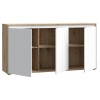 Komoda SKELPE 231 (hrast + bela, 152,5x42x78,5) Komoda SKELPE 231 (hrast + bela, 152,5x42x78,5)