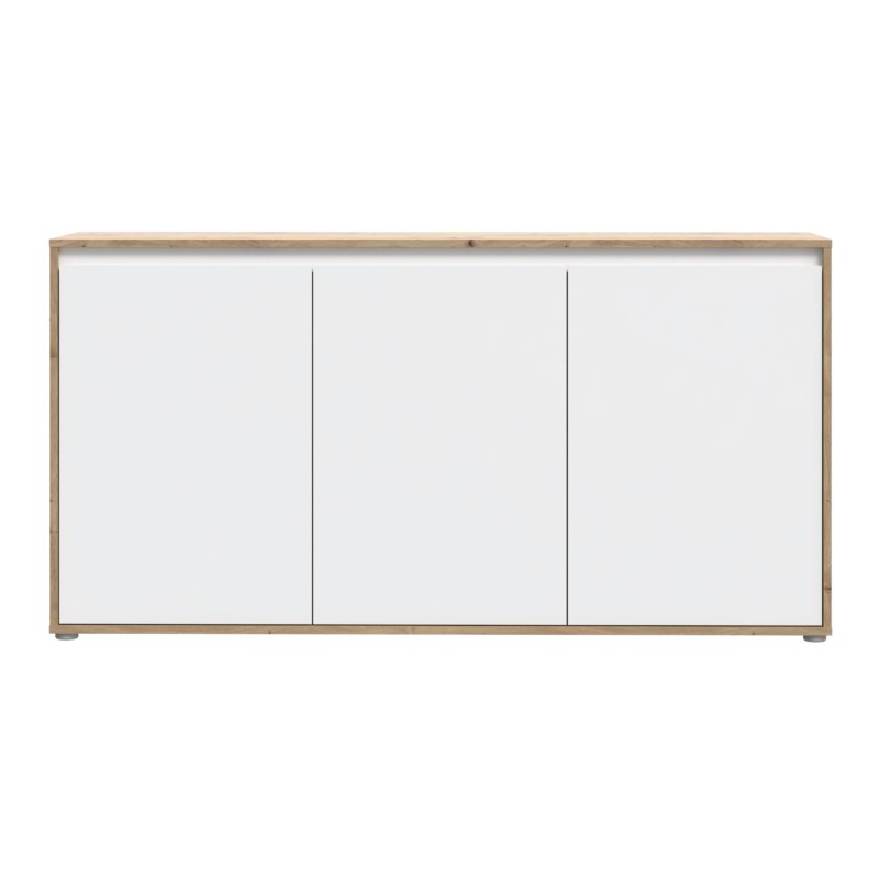Komoda SKELPE 231 (hrast + bela, 152,5x42x78,5) Komoda SKELPE 231 (hrast + bela, 152,5x42x78,5)
