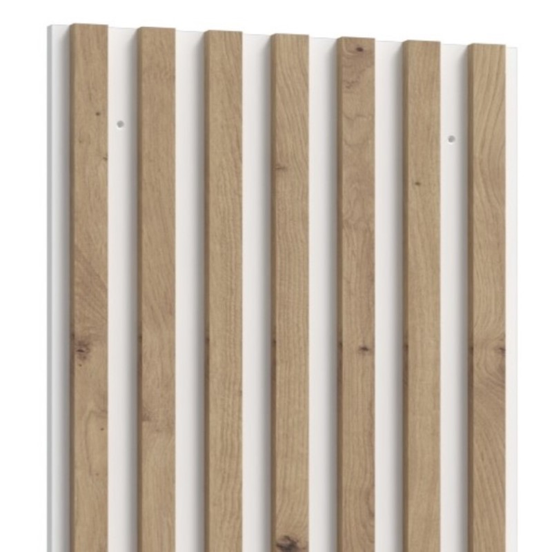 Stenski panel SKELPE B05 (hrast + bela, 45x3x120)