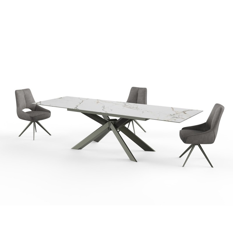 Raztegljiva miza LOANA (bela, 180-260x95x76) Raztegljiva miza LOANA (bela, 180-260x95x76)