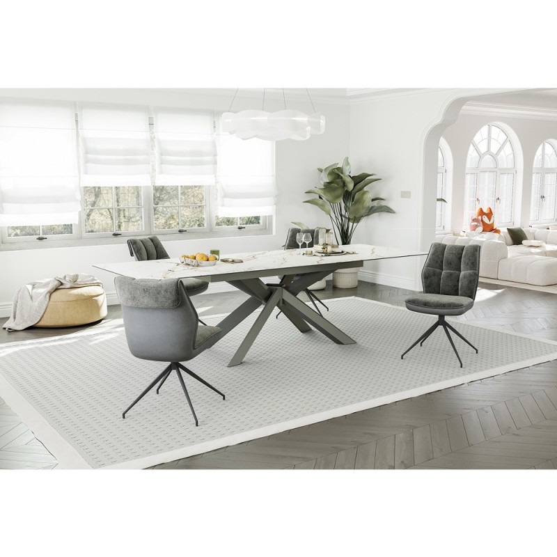 Raztegljiva miza LOANA (bela, 180-260x95x76) Raztegljiva miza LOANA (bela, 180-260x95x76)