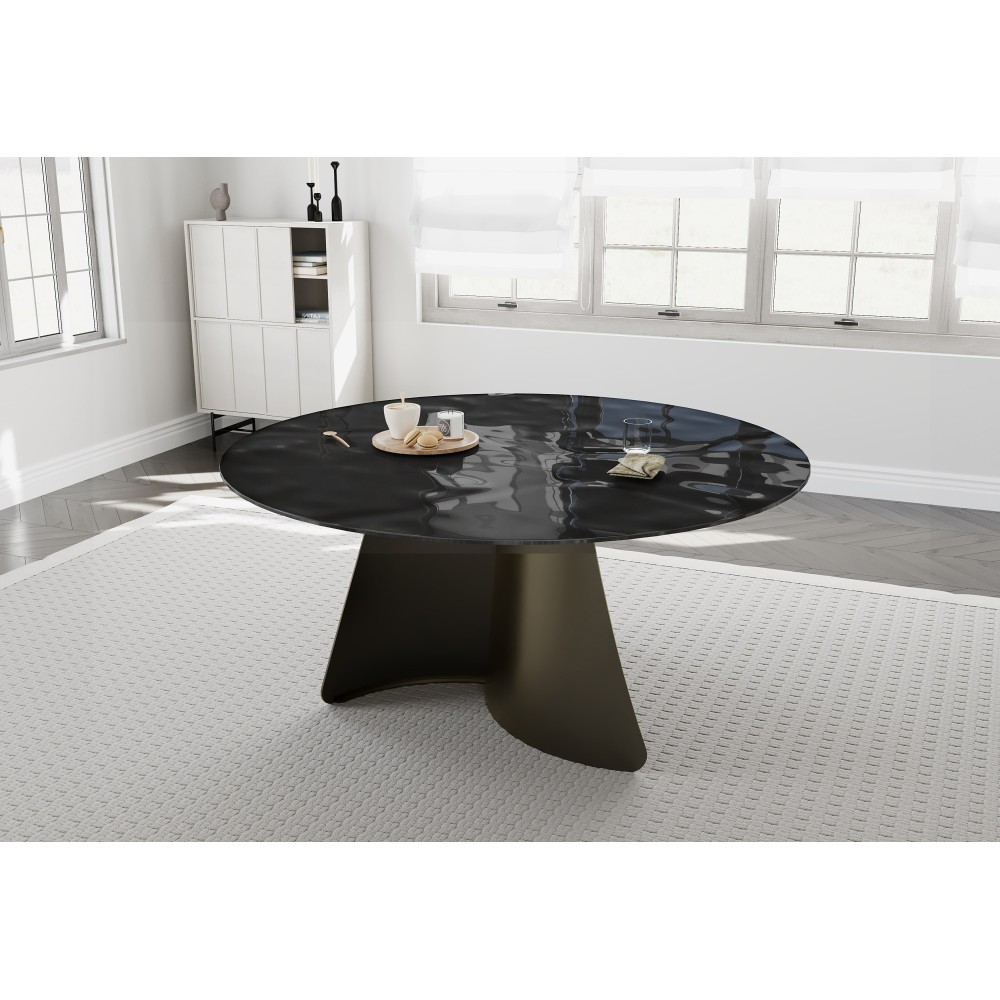 Miza PAVAO (rjava, Ø 160x78) Miza PAVAO (rjava, Ø 160x78)