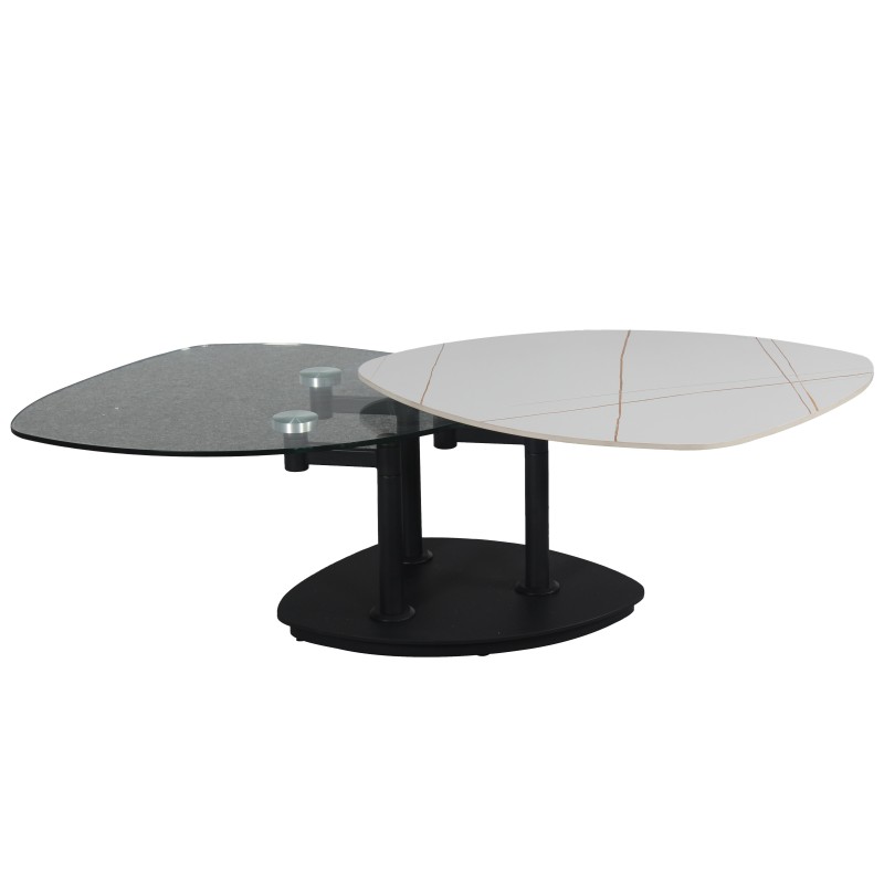 Klubska miza LAOS (bela, 90x70x45)