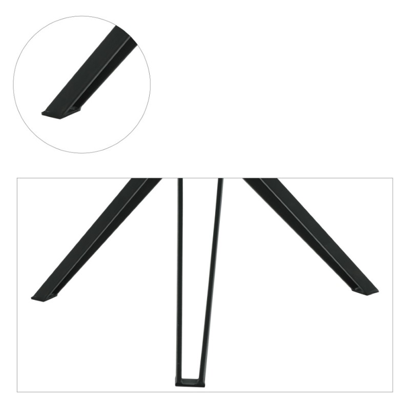 Miza RANDY 1 (črna)