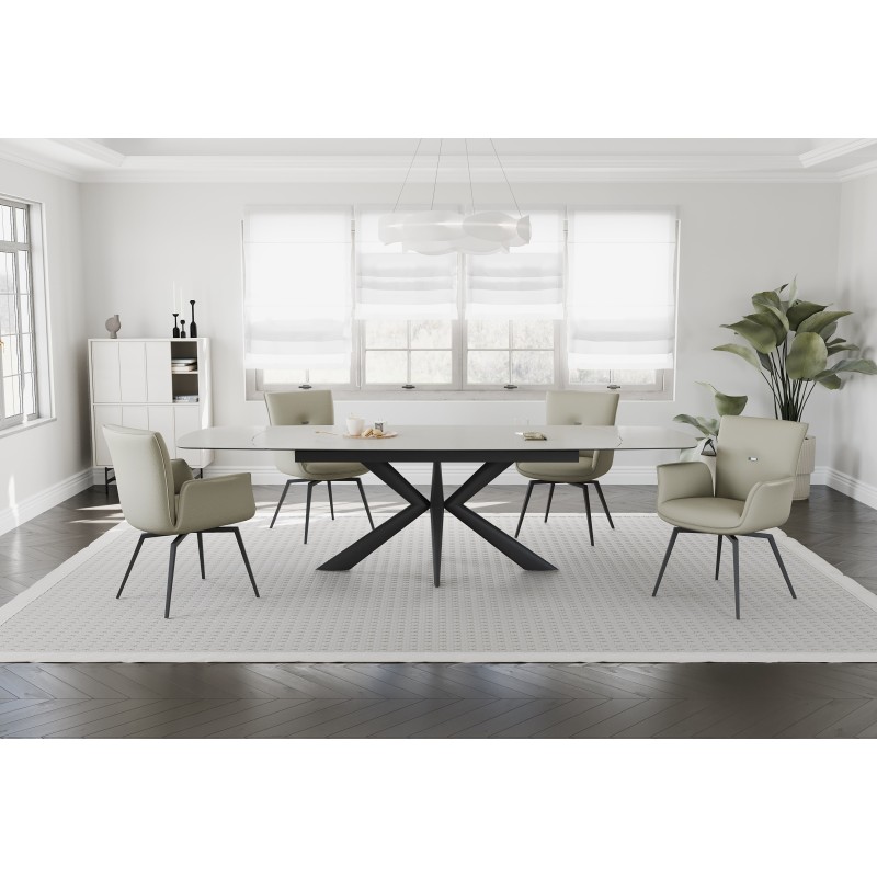 Stol AMAMI (siva, 64x53x74 cm) Stol AMAMI (siva, 64x53x74 cm)