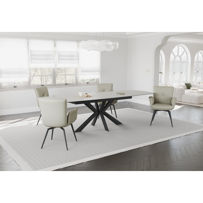 Stol AMAMI (siva, 64x53x74 cm) Stol AMAMI (siva, 64x53x74 cm)