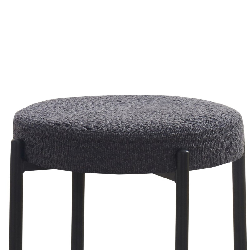 Stol LAVI (temno siva, Ø 38x49,5)