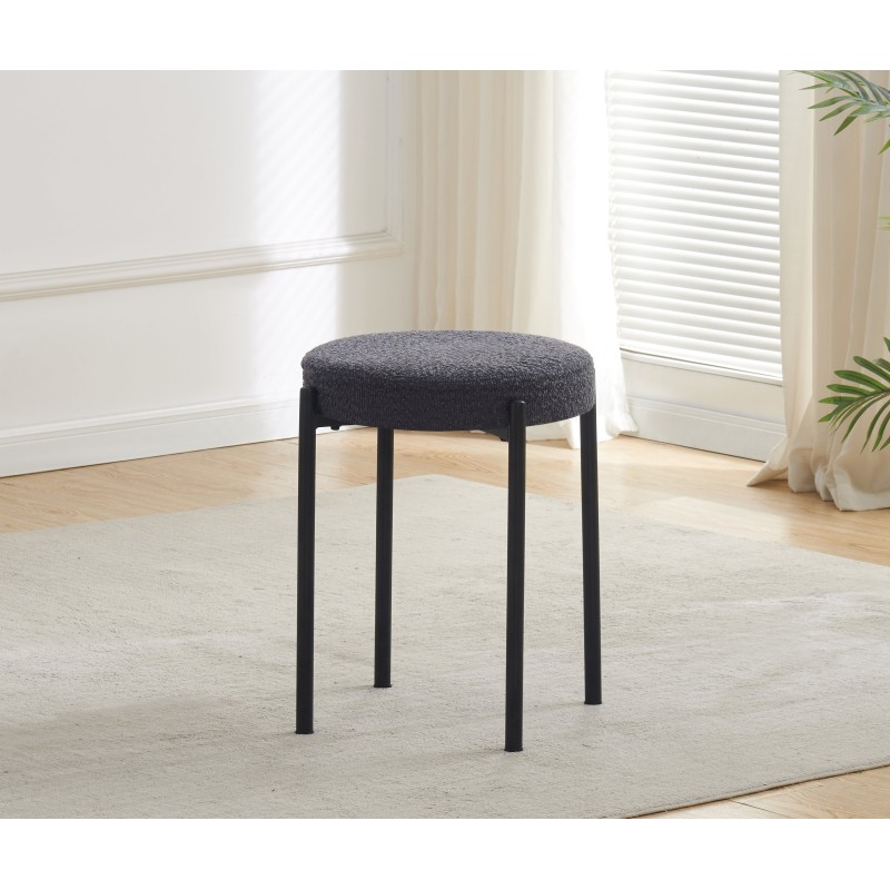 Stol LAVI (temno siva, Ø 38x49,5)