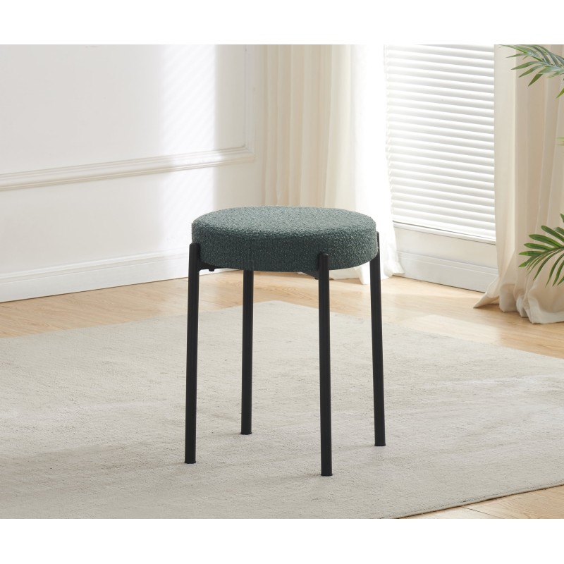 Stol LAVI (zelena, Ø 38x49,5)