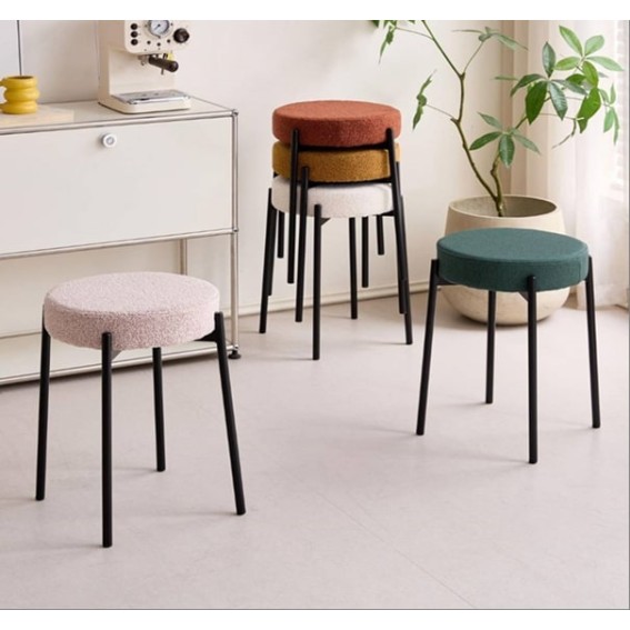 Stol LAVI (zelena, Ø 38x49,5)