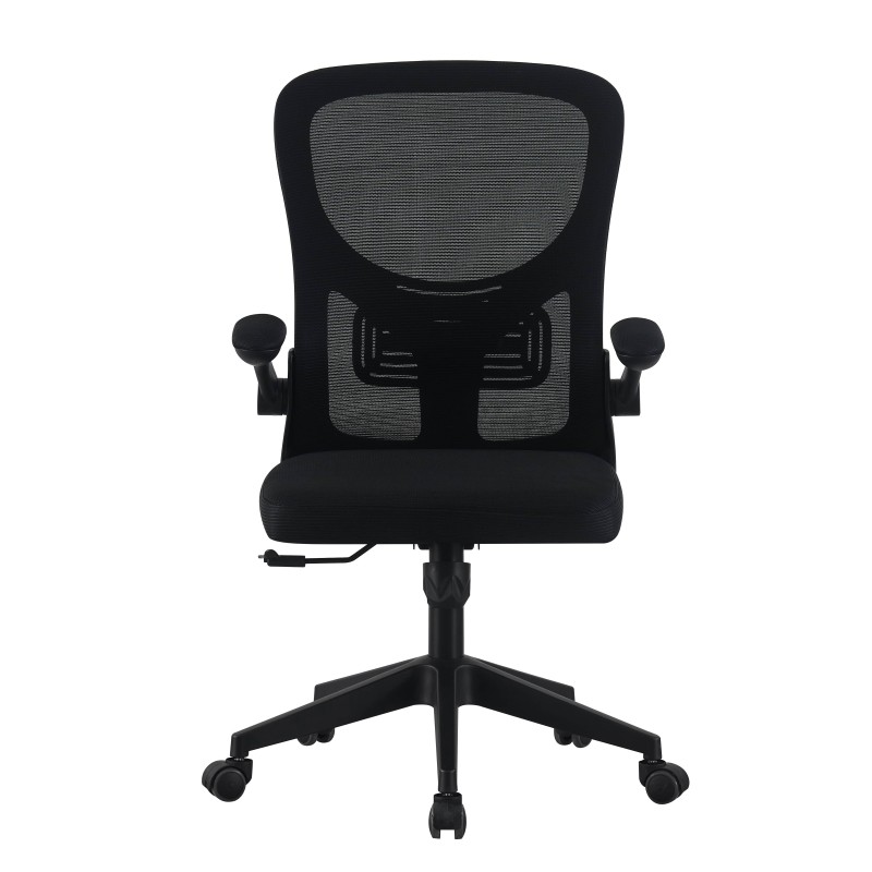 Pisarniški stol OMEN (črna, 60x50x98,5-106,5)