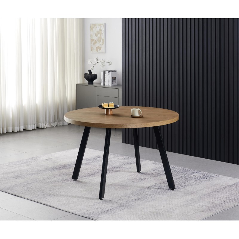 Miza DALAS (rjava, Ø  120x75)