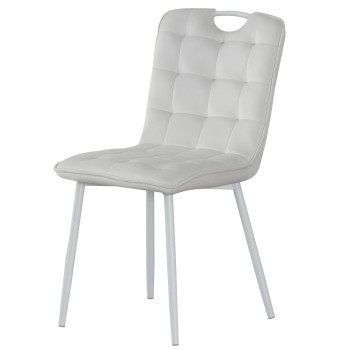 Stol MILIK (bela, 47x58,5x86)