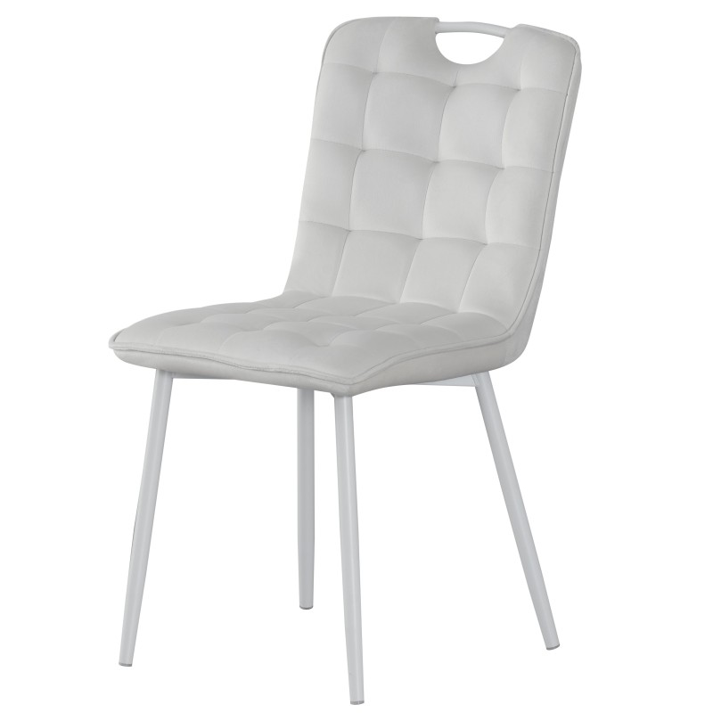 Stol MILIK (bela, 47x58,5x86)