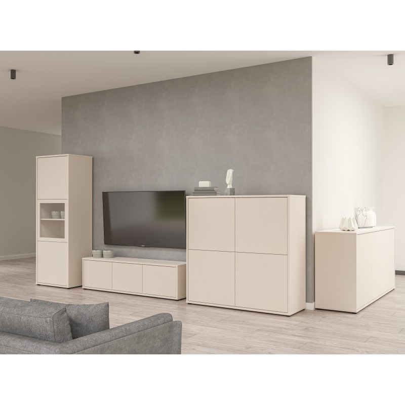 Komoda ALICE SPRINGS  321 (124,5x35x121,5, peščena)