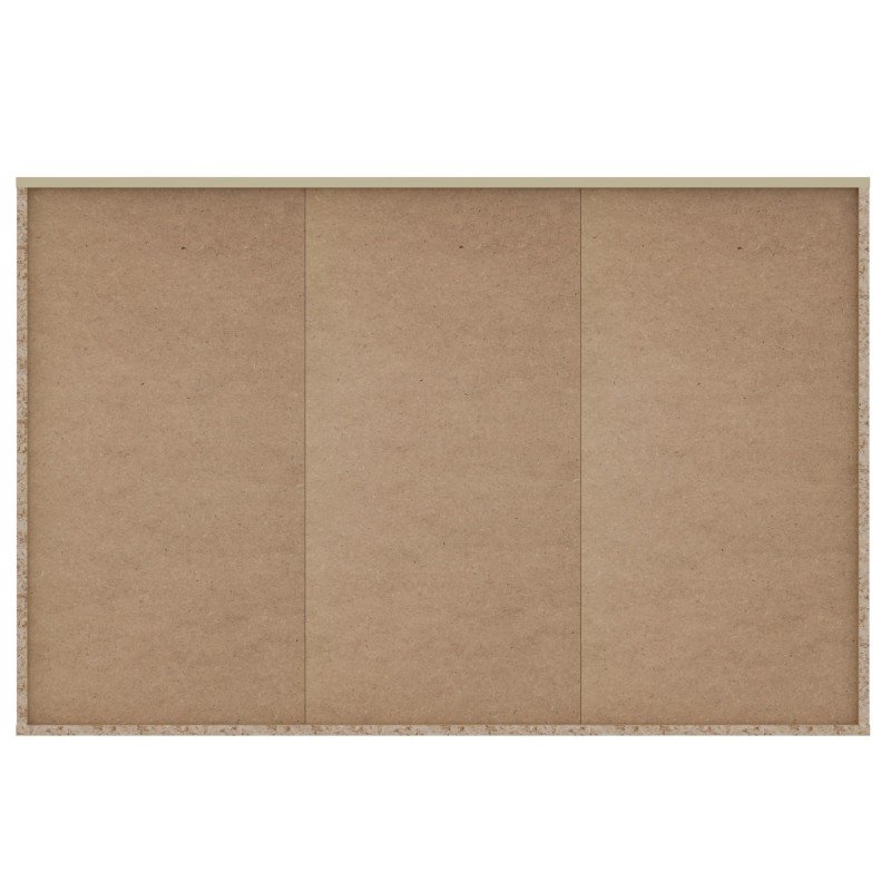 Komoda ANTUZA 231 (hrast + siva, 122,5x34x82)