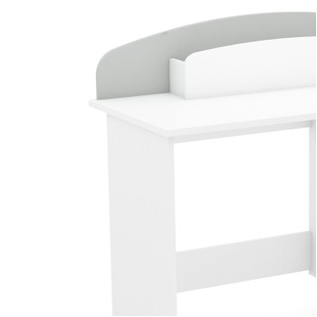 Pisalna miza STELLA (roza + siva + bela)