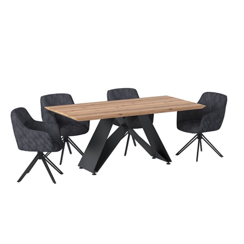 Stol SHERLOCK (antracit)