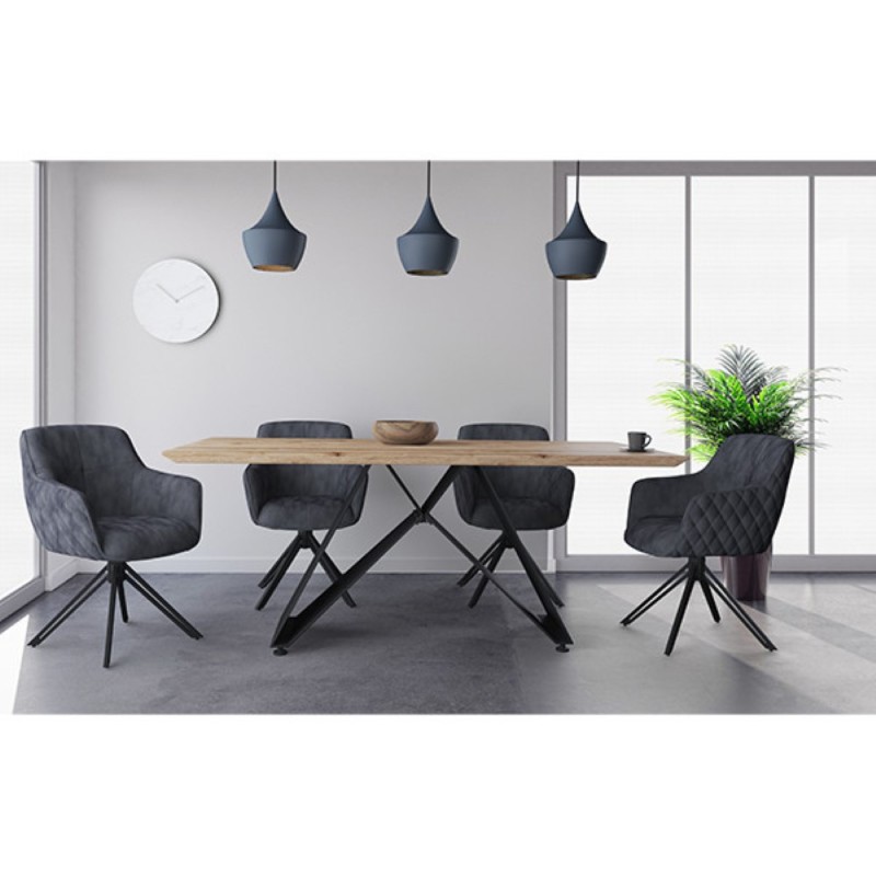 Stol SHERLOCK (antracit)