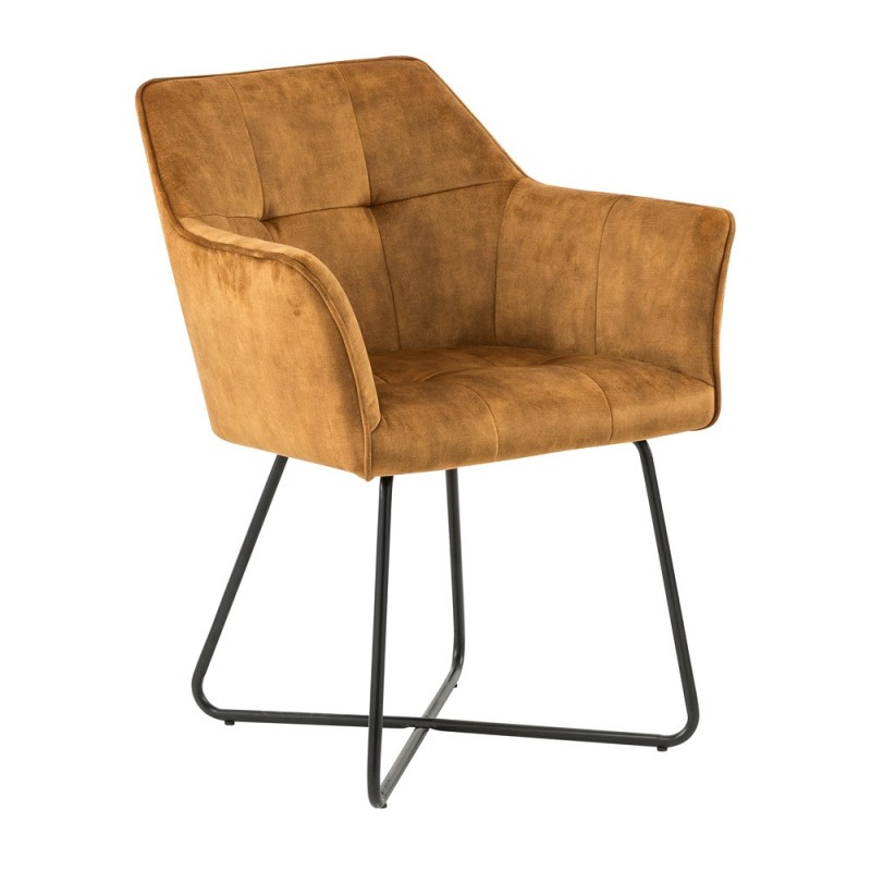 Stol PIKER (curry, 62x64x81)