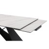 Raztegljiva miza GEOS (bela)