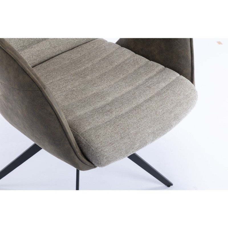 Stol TOMIAN (taupe + siva)