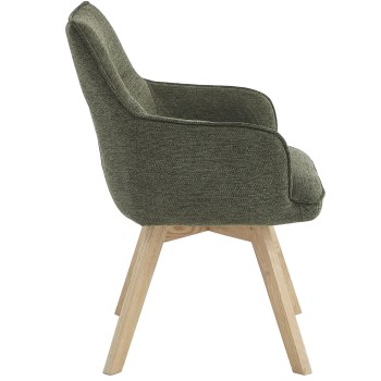 Stol NALVI (zelena, 55x57x82)