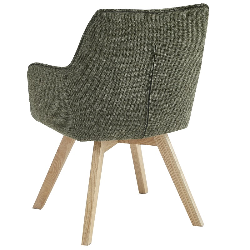 Stol NALVI (zelena, 55x57x82)