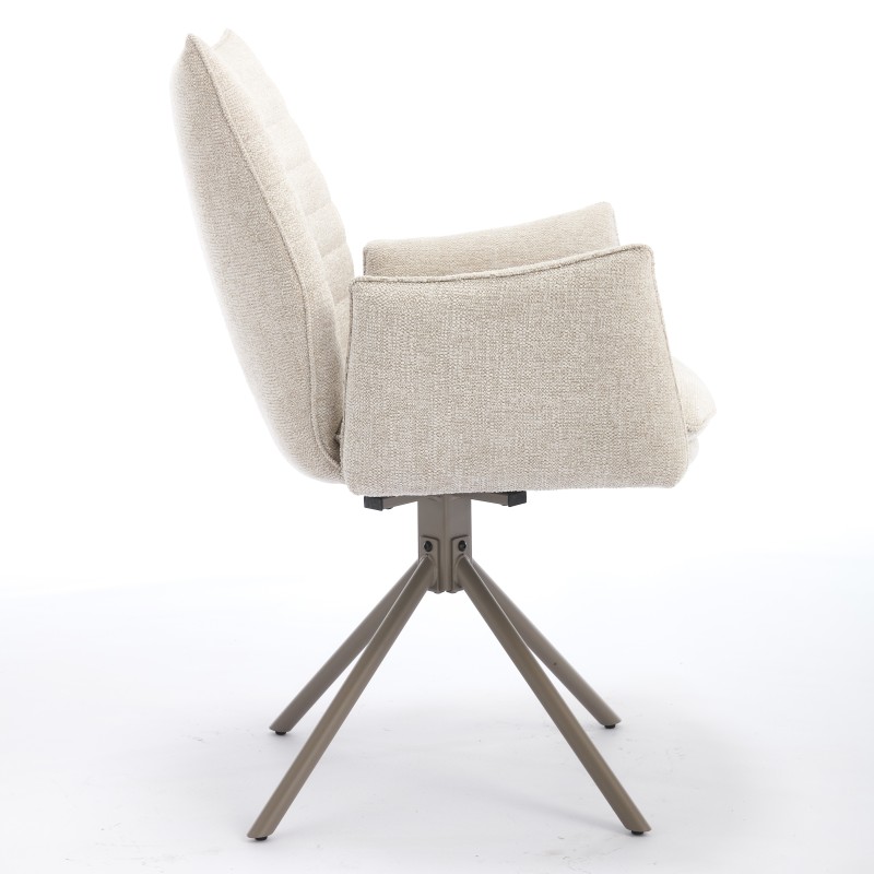 Stol SEMIN (bež, 61x65x90)