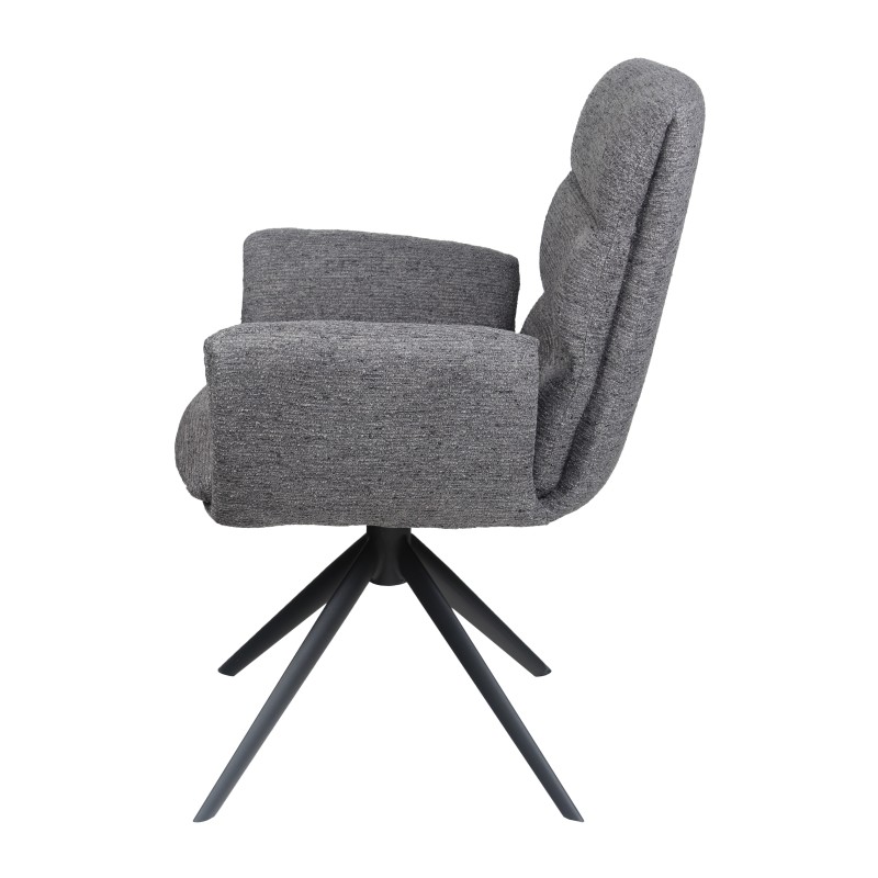 Stol OSAKA (črna, 63,5x65x91)